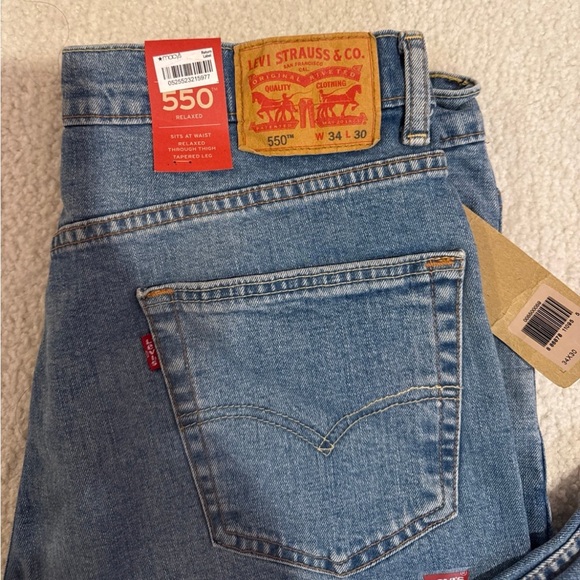 Levi’s 550 RELAXED FIT MEN'S JEANS 34 x 30 - Picture 2 of 6